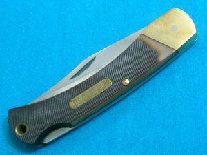 VINTAGE SCHRADE USA 6OT GOLDEN BEAR BAREHEAD FOLDING HUNTER POCKET KNIFE KNIVES OLD TIMER