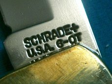 VINTAGE SCHRADE USA 6OT GOLDEN BEAR BAREHEAD FOLDING HUNTER POCKET KNIFE KNIVES OLD TIMER