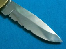 CASE XX USA 59 L SS HERITAGE JIGGED BONE SERRATED FOLDING HUNTER POCKET KNIFE KNIVES SHEATH OLD