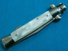VINTAGE ICM ITALY ITALIAN STILETTO LOCKBACK FOLDING JACK POCKET KNIFE KNIVES OLD