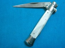 VINTAGE ICM ITALY ITALIAN STILETTO LOCKBACK FOLDING JACK POCKET KNIFE KNIVES OLD