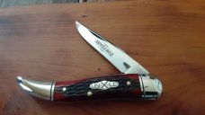 Great Eastern Cutlery-Northfield 128109SAB Toothpick 1 of 24 Blood Red Jigged Bone