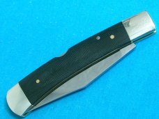 BIG STEVE VOORHIS USA CUSTOM TOADSTICKER LOCKBACK BANANA TRAPPER FOLDING JACK POCKET KNIFE KNIVES