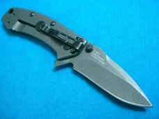 KERSHAW KAI 1555TI LOCKBACK FOLDER HUNTER HUNTING SKINNING FOLDING POCKET KNIFE KNIVES
