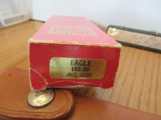 Al-Mar Eagle with Valade Engraved & Schultz Scrimshaw 1982 to 1983       