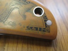 Al-Mar Eagle with Valade Engraved & Schultz Scrimshaw 1982 to 1983       