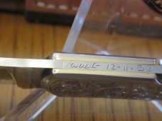 Al-Mar Eagle with Valade Engraved & Schultz Scrimshaw 1982 to 1983       