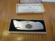 Zippo Metal Handle Harley Davidson Lock Back 