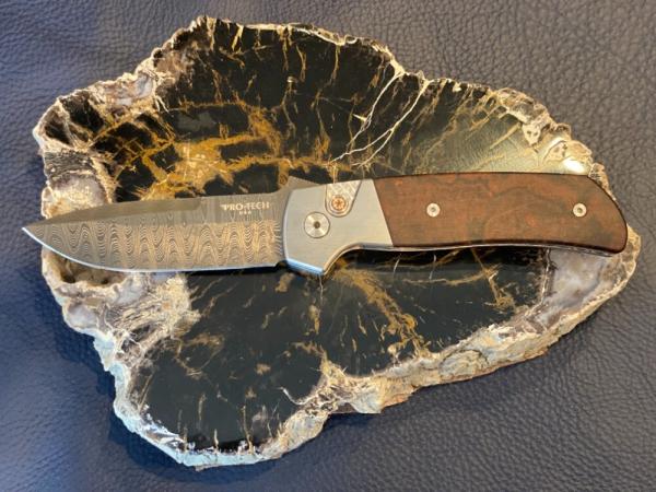 Discontinued Pro-Tech Custom Bob Terzuola ATCF AUTO Folding Knife