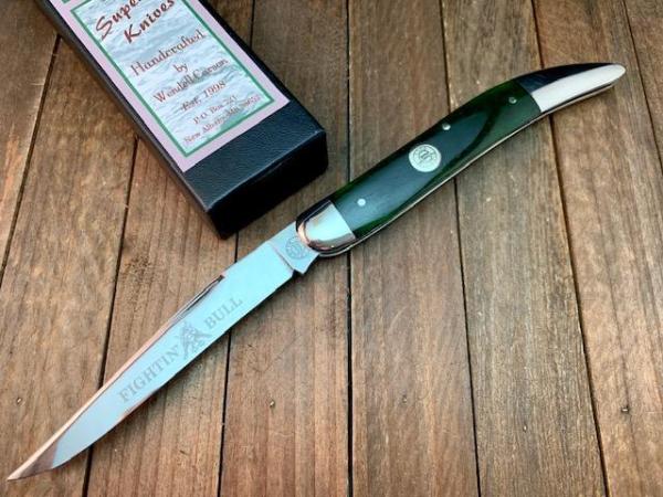 Wendell Carson Toothpick Smooth Green Bone 2005