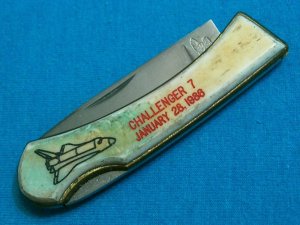 VINTAGE FROST CUTLERY CHALLENGER 7 JAPAN LOCKBACK FOLDING FOLDER POCKET KNIFE KNIVES OLD AD