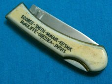 VINTAGE FROST CUTLERY CHALLENGER 7 JAPAN LOCKBACK FOLDING FOLDER POCKET KNIFE KNIVES OLD AD