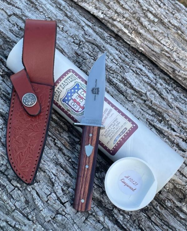 GEC ** H10121 KINGWOOD HUNTING KNIFE WITH SHEATH