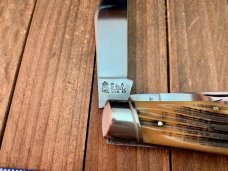 Schatt and Morgan Reverse Gunstock Stockman Winterbottom Bone 1993