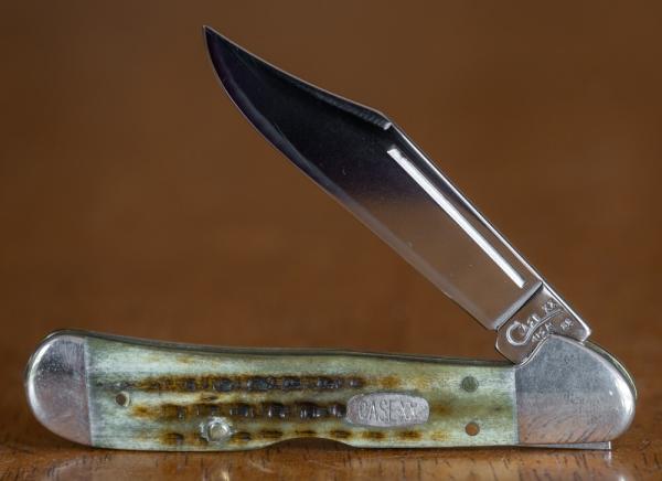 Case Mini Copperlock 61749 #818 Pocket Worn Green Bone 1998 Case Mini Copperlock 61749 #818 Pocket Worn Green Bone 1998