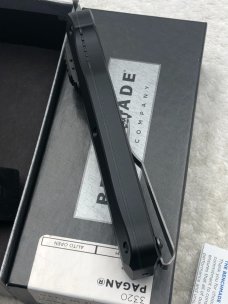Benchmade 3320 Pagan Dual Action Out The Front Automatic Tactical Knife NIB Made In USA Discontinued