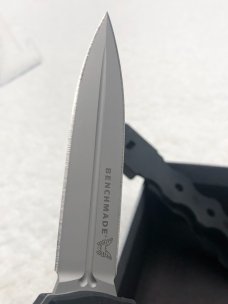 Benchmade 3350 Mini Infidel Dual Action Out The front Automatic Tactical Knife NIB Made In USA  Disc