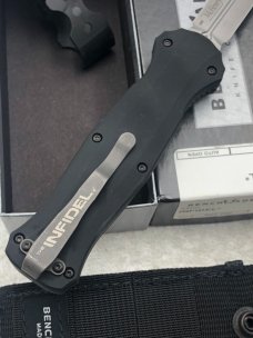 Benchmade 3300 Infidel Dual Action Out The Front Tactical Automatic Knife NIB Made USA Discontinued