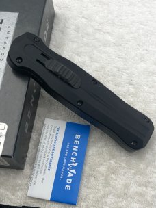 Benchmade 3320 Pagan Dual Action Out The Front Automatic Tactical Knife NIB Made In USA Discontinued