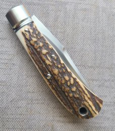 Vetrov Stag Backpocket...lanyard tube...M390...4.25" closed...coa and slip