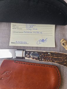 Vetrov Stag Backpocket...lanyard tube...M390...4.25" closed...coa and slip