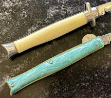 Group of 5 American Switchblades, Used 