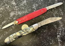 Group of 5 American Switchblades, Used 