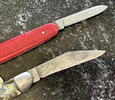 Group of 5 American Switchblades, Used 