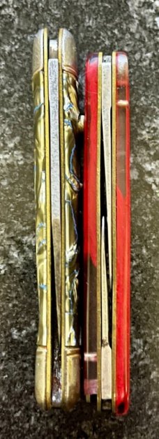 Group of 5 American Switchblades, Used 