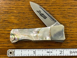Parker Cut. Co. "Boot Hill" Lockback Knife w/Abalone Scales Japan