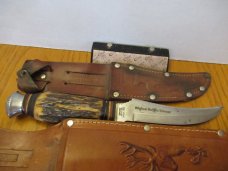 Stag Handle Edge Brand German Fixed Blades 2 for one money