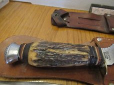 Stag Handle Edge Brand German Fixed Blades 2 for one money