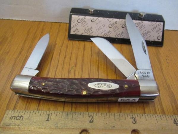 Case XX 1974 Red Bone Stockman Pattern # 6332 Case XX 1974 Red Bone Stockman Pattern # 6332