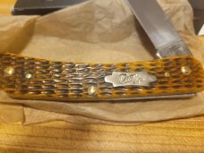Case SODBUSTER jr. Antique Roger's corn cob jig bone