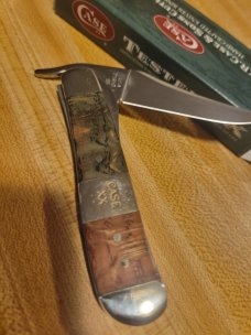 Case 2004 russlock red/green wooden scales 