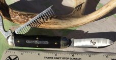 Tidioute Beer & Sausage Knife 352320 Gabon Ebony NEW GEC with Pin