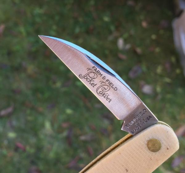 Great Eastern Cutlery Farm & Field Tool Pocket Carver Knife 620320 Muslin Micarta NEW GEC 
