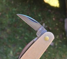 Great Eastern Cutlery Farm & Field Tool Pocket Carver Knife 620320 Muslin Micarta NEW GEC 