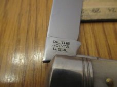 Great Eastern Waynorth Cutlery The Rider Harness Jack Smooth White Bone Pattern # 861223P
