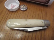 Great Eastern Waynorth Cutlery The Rider Harness Jack Smooth White Bone Pattern # 861223P