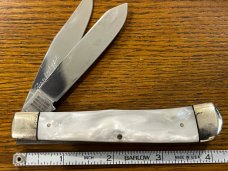 Bulldog 1998 2-Blade Trapper Knife w/MOP Scales PROTOTYPE Germany