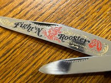 Fight'n Rooster Ltd Ed 1991 "International Cutlery Club" Toothpick Knife w/Stag Scales  SN#101 Germa
