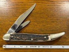 Fight'n Rooster Ltd Ed 1991 "International Cutlery Club" Toothpick Knife w/Stag Scales  SN#101 Germa