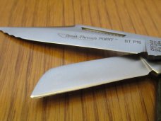 Chicago Cutlery Break Through Point Wood Handle Stockman Model # BT P16