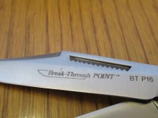 Chicago Cutlery Break Through Point Wood Handle Stockman Model # BT P16