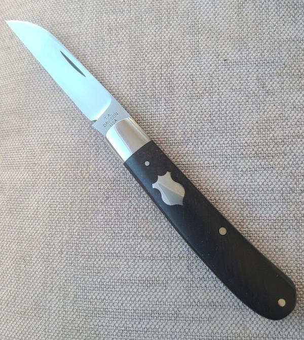 T A Davison Swayback Wharnie .3 15/16"..African Blackwood...Cpm154..coinedged liners..#2408
