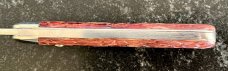 Schrade Cut Co 1543 3/4 Switchblade Knife, Replacement Brain Wormgroove Scales, Used