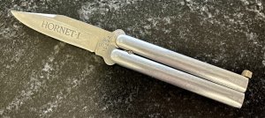 Vintage Fury Mini Hornet-I Balisong aka Butterfly Knife, Japan, Used
