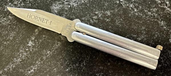 Vintage Fury Mini Hornet-I Balisong aka Butterfly Knife, Japan, Used Vintage Fury Mini Hornet-I Balisong aka Butterfly Knife, Japan, Used