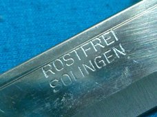 SOLINGEN ROSTFREI LETTER OPENER SMALL HUNTING SKINNING BOWIE SURVIVAL NECK KNIFE KNIVES SHEATH